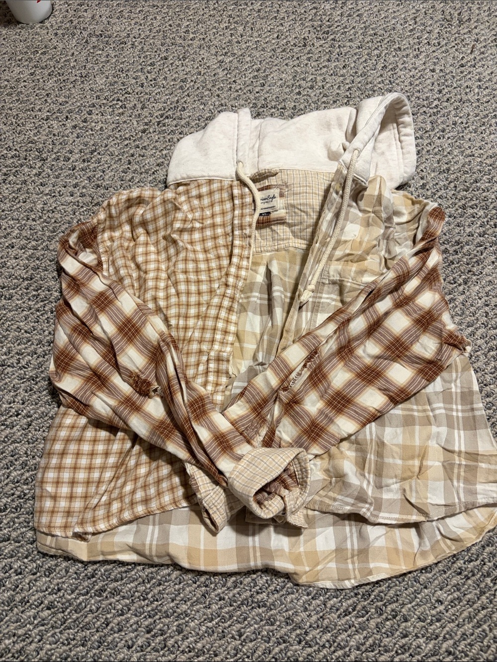 Crop Flannel Sweater